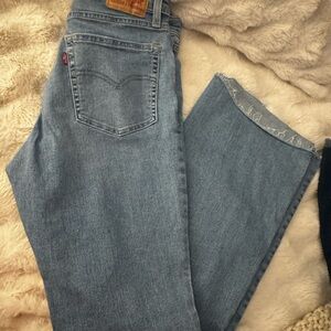 Levi's Women's Classic Blue Wide Leg Jeans